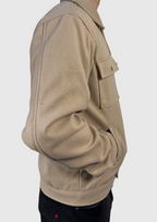 Surchemise Homme Épaisse Hiver– Style Cachemire – Beige