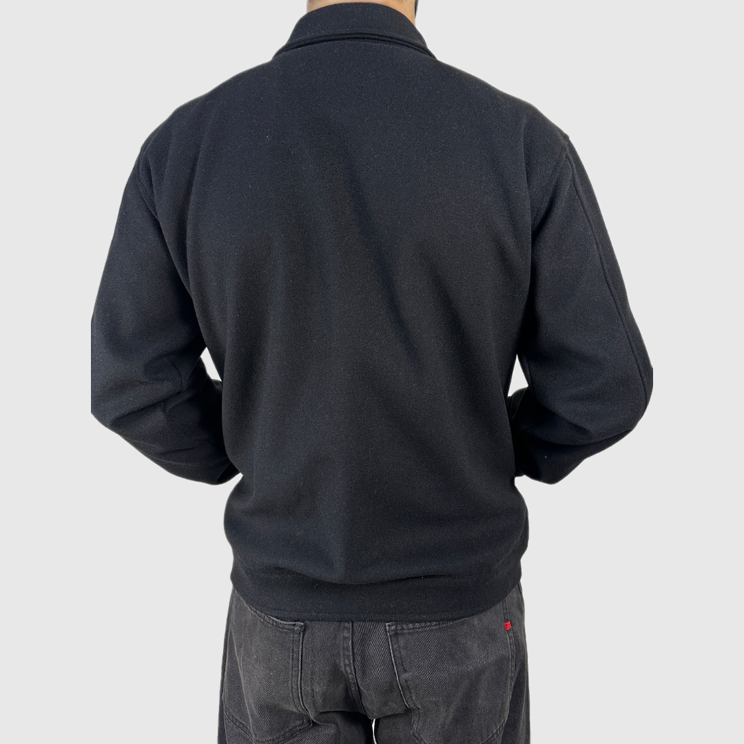 Surchemise Homme Hiver – Épaisse Style Cachemire – Noir