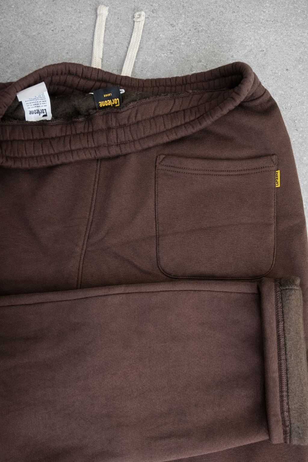 Pantalon de survêtement ample marron Corleone – 100 % coton