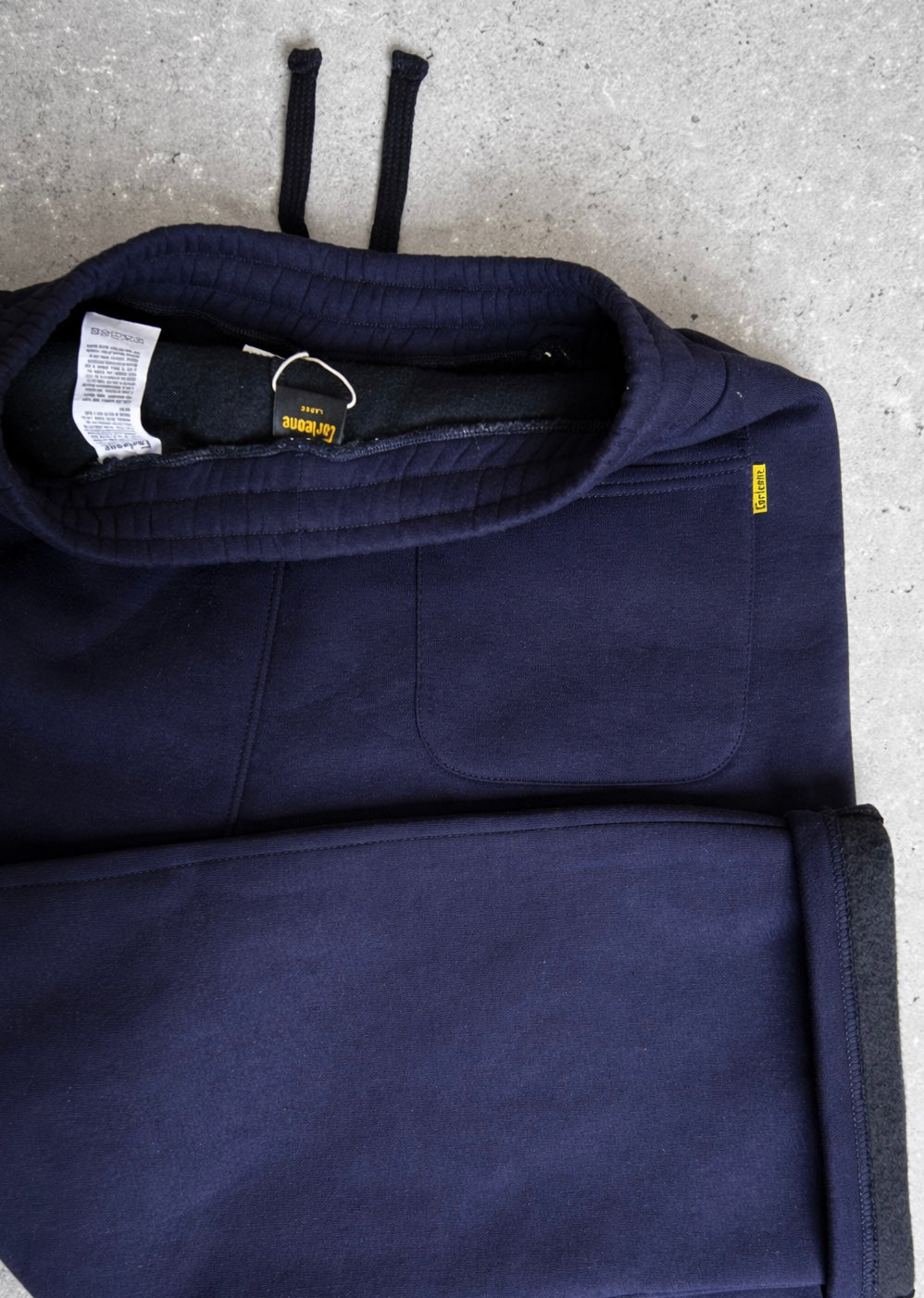 Corleone Navy Blue Baggy Sweatpants – 100% Cotton