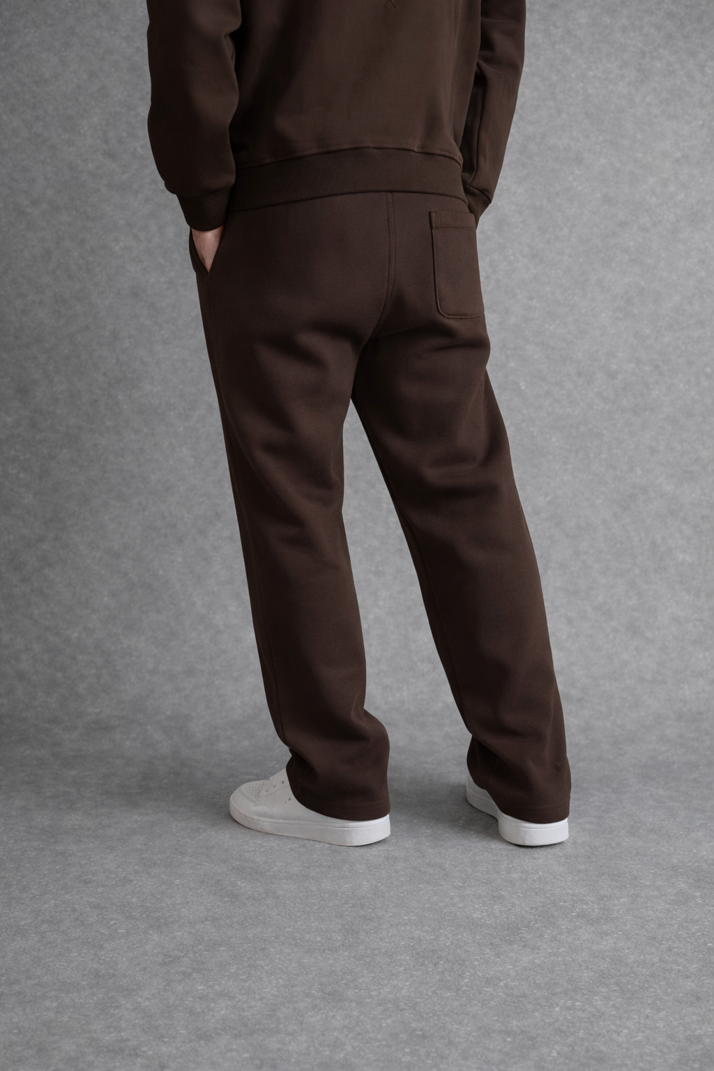Pantalon de survêtement ample marron Corleone – 100 % coton