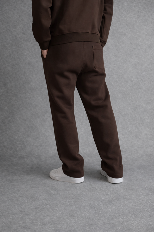 Pantalon de survêtement ample marron Corleone – 100 % coton