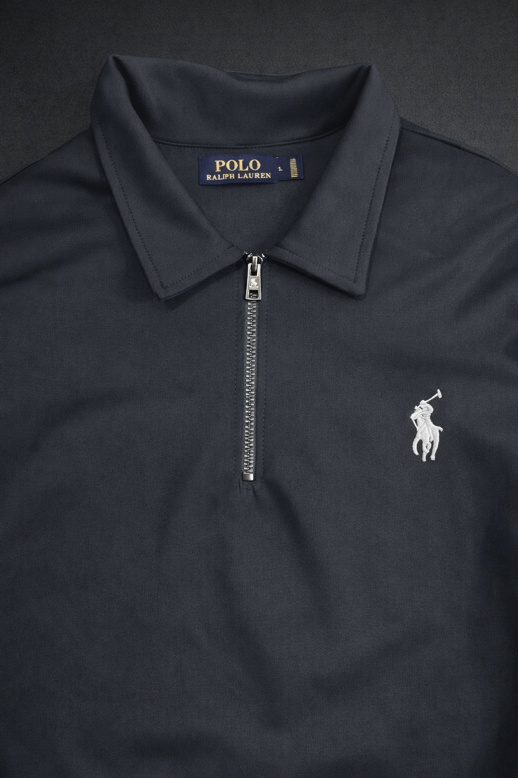 Ensemble Survêtement Homme Gris Anthracite – Style Polo – Bandes Blanches + Zip Col