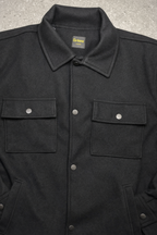 Surchemise Homme Hiver – Épaisse Style Cachemire – Noir