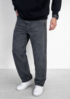 Men’s Straight Fit Denim Jeans (Dark Grey)