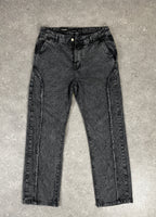 Men’s Baggy Jeans – Straight Fit (Washed Grey)