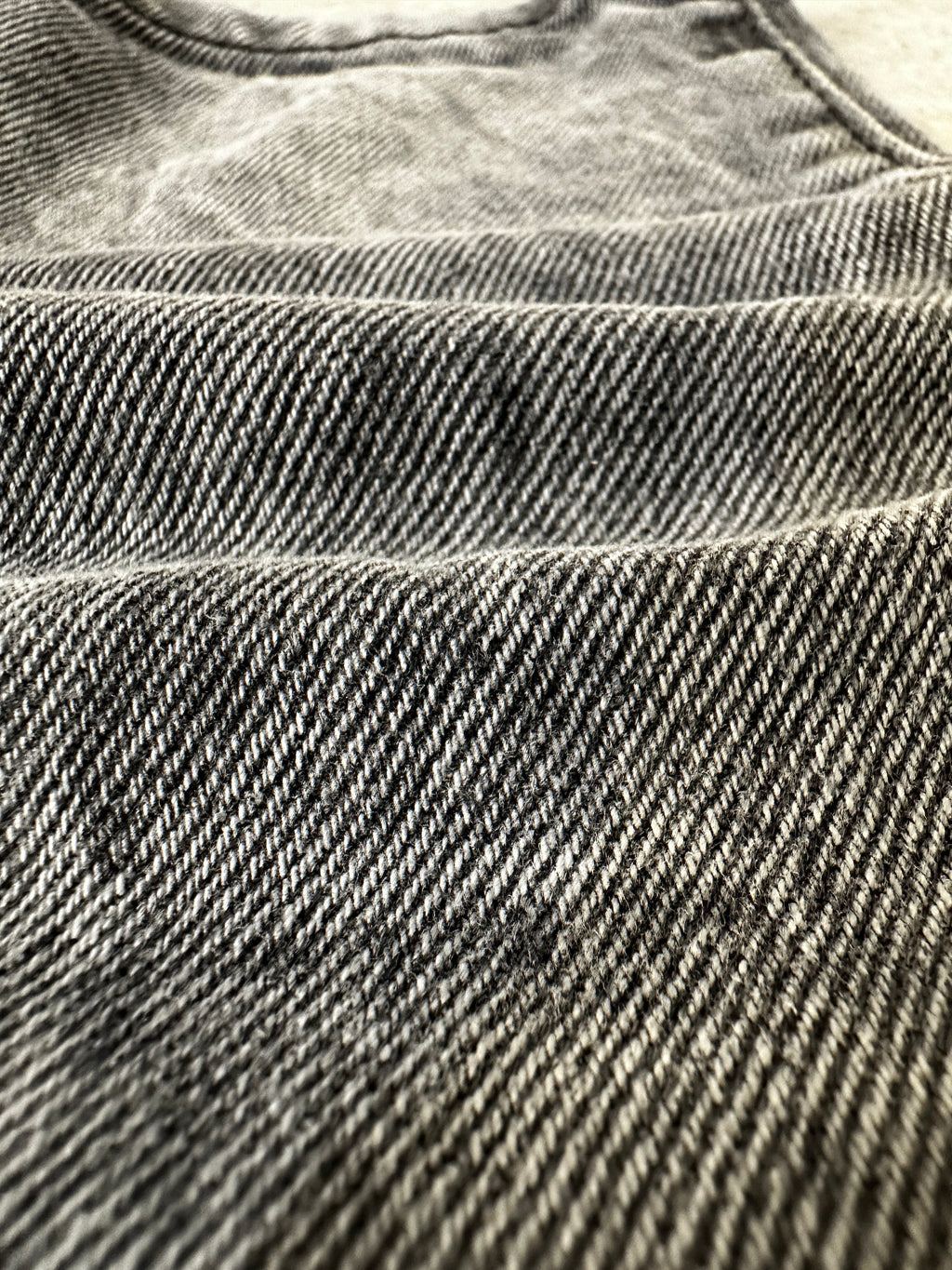 Men’s Baggy Jeans – Straight Fit (Washed Grey)