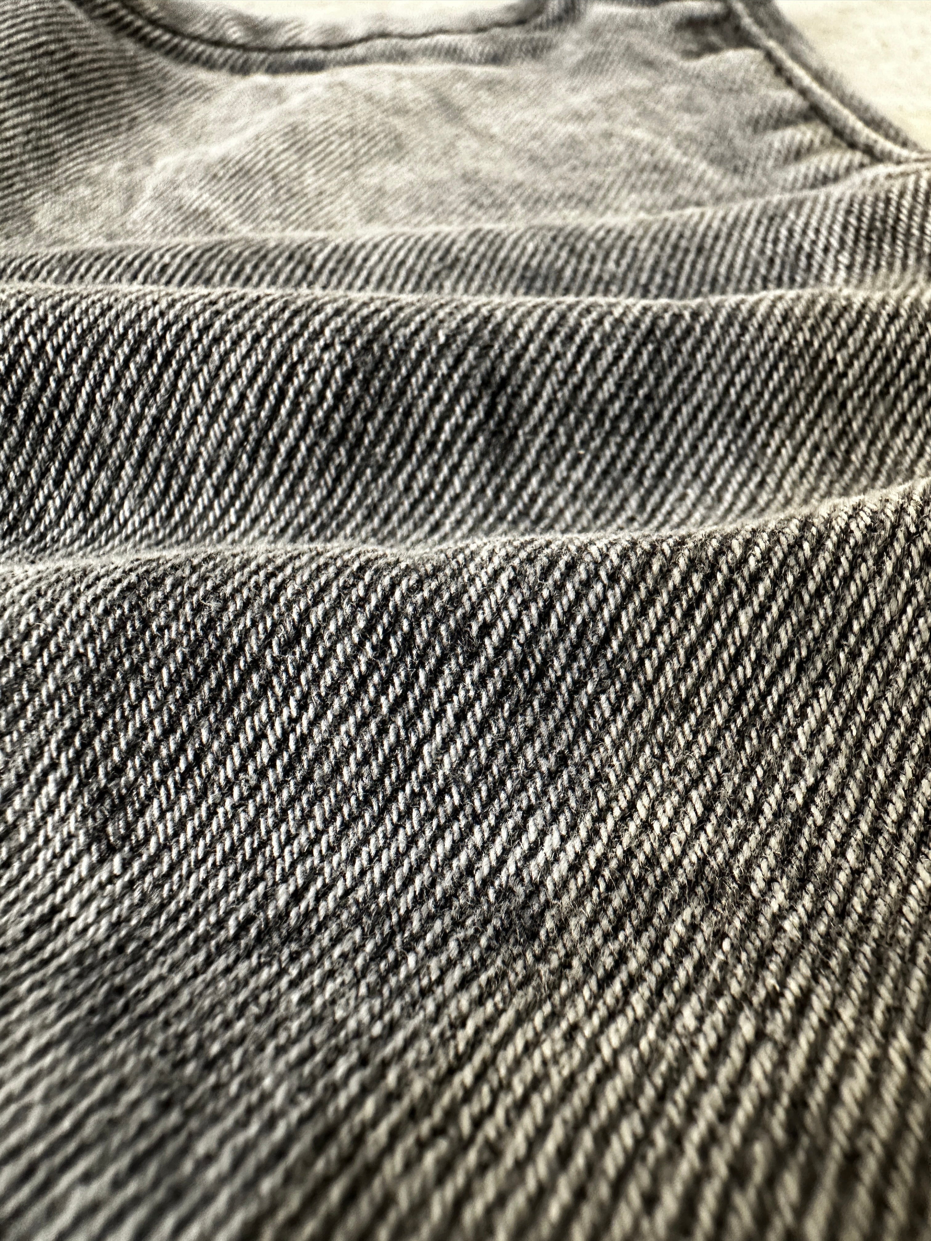 Men’s Baggy Jeans – Straight Fit (Washed Grey)