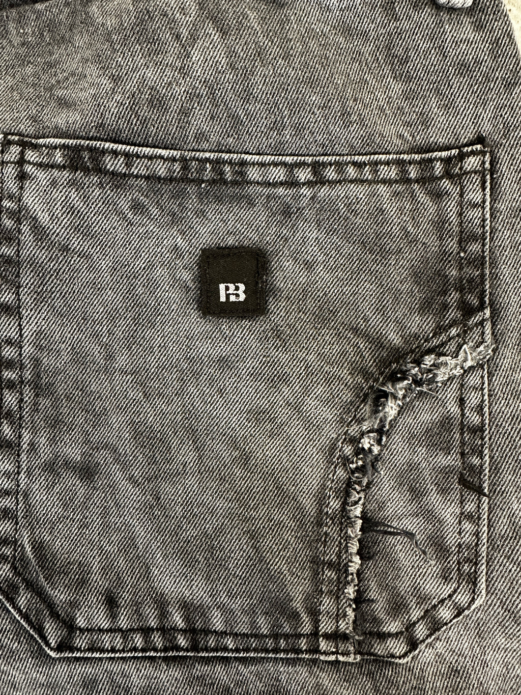 Men’s Baggy Jeans – Straight Fit (Washed Grey)