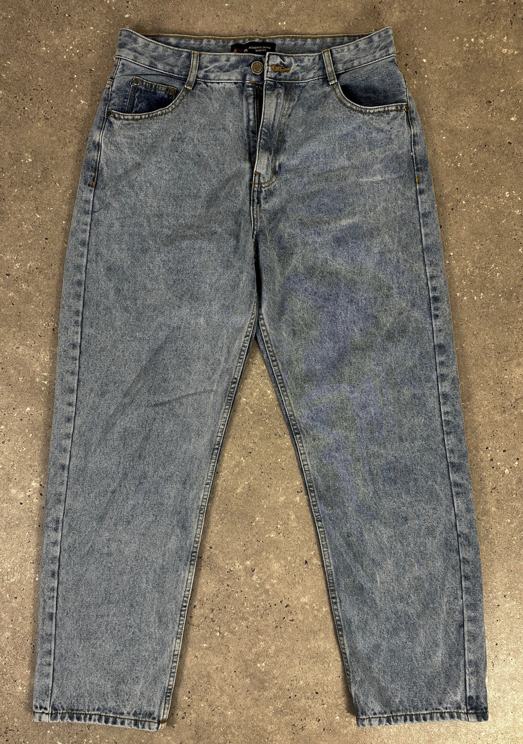 Men’s Straight Fit Denim Jeans (Light Blue)