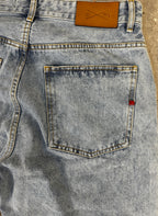 Men’s Straight Fit Denim Jeans (Light Blue)