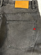 Men’s Straight Fit Denim Jeans (Black)