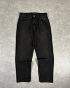 Men’s Straight Fit Denim Jeans (Black)