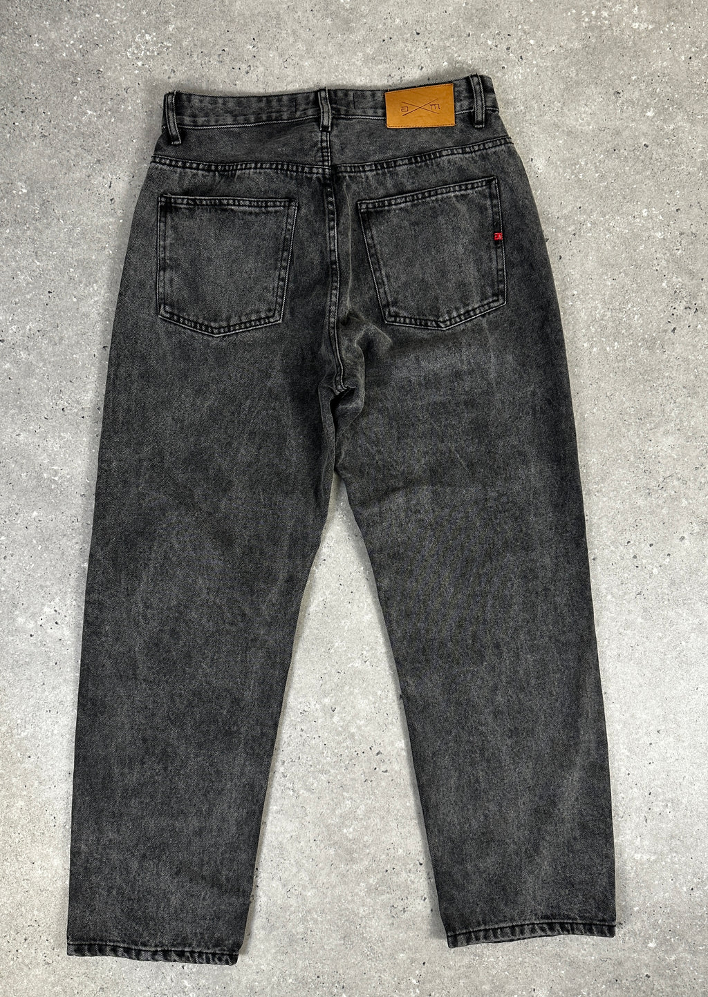 Men’s Straight Fit Denim Jeans (Dark Grey)