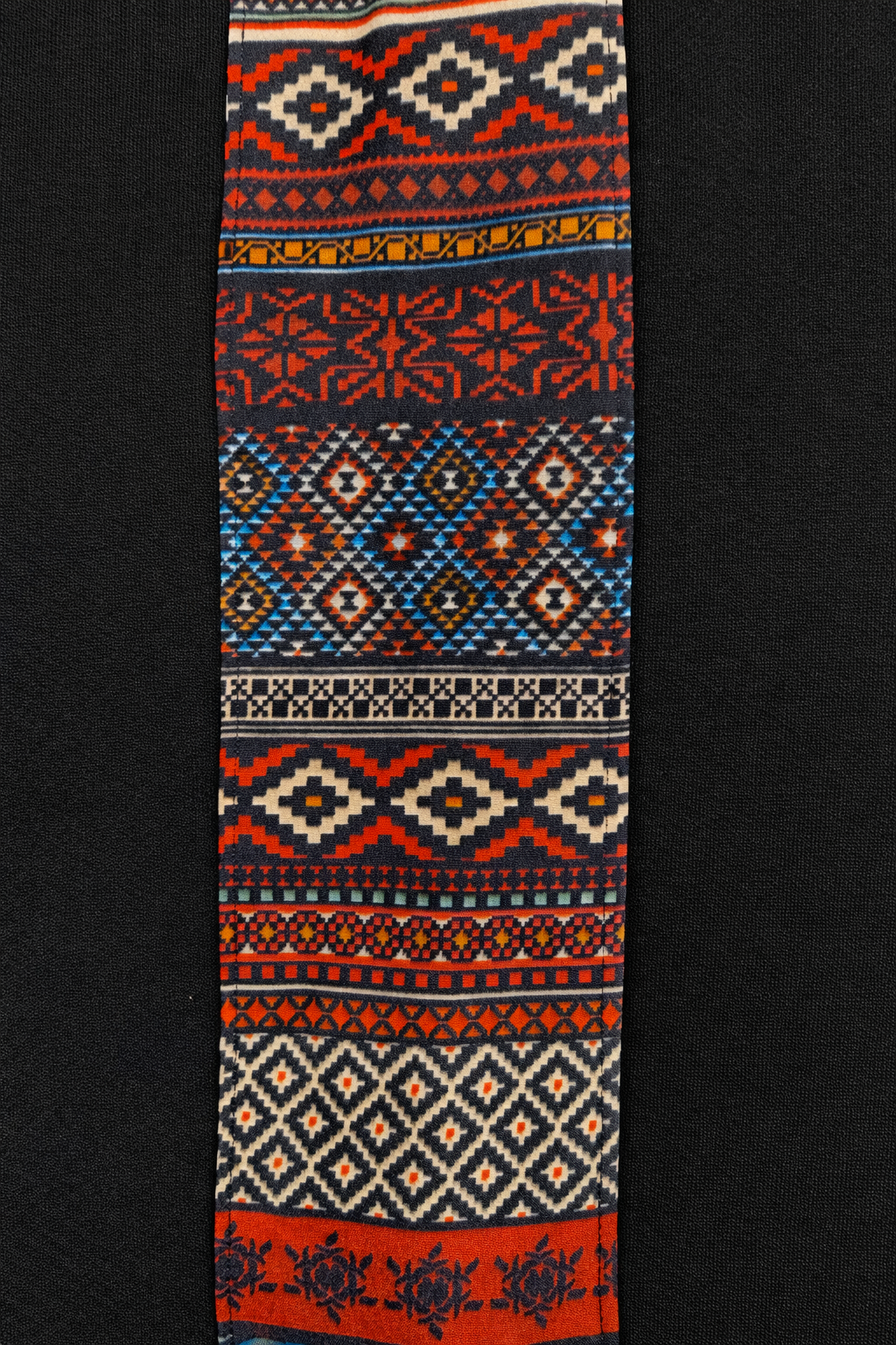 Pantalon de survêtement ample noir Corleone avec motif latéral signature