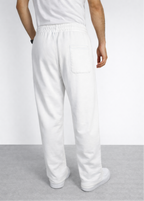 Corleone White Baggy Sweatpants with Signature front Design