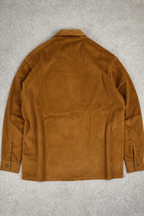 Surchemise en velours côtelé marron Corleone