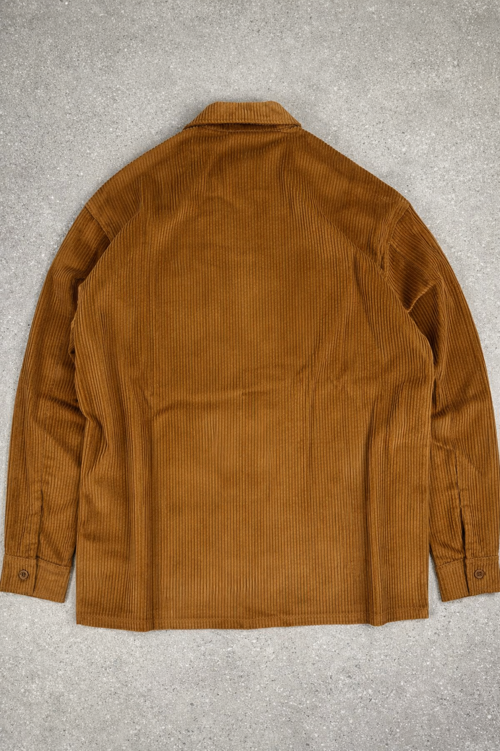 Surchemise en velours côtelé marron Corleone