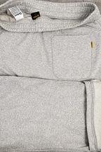 Pantalon de survêtement ample gris Corleone avec motif graphique latéral